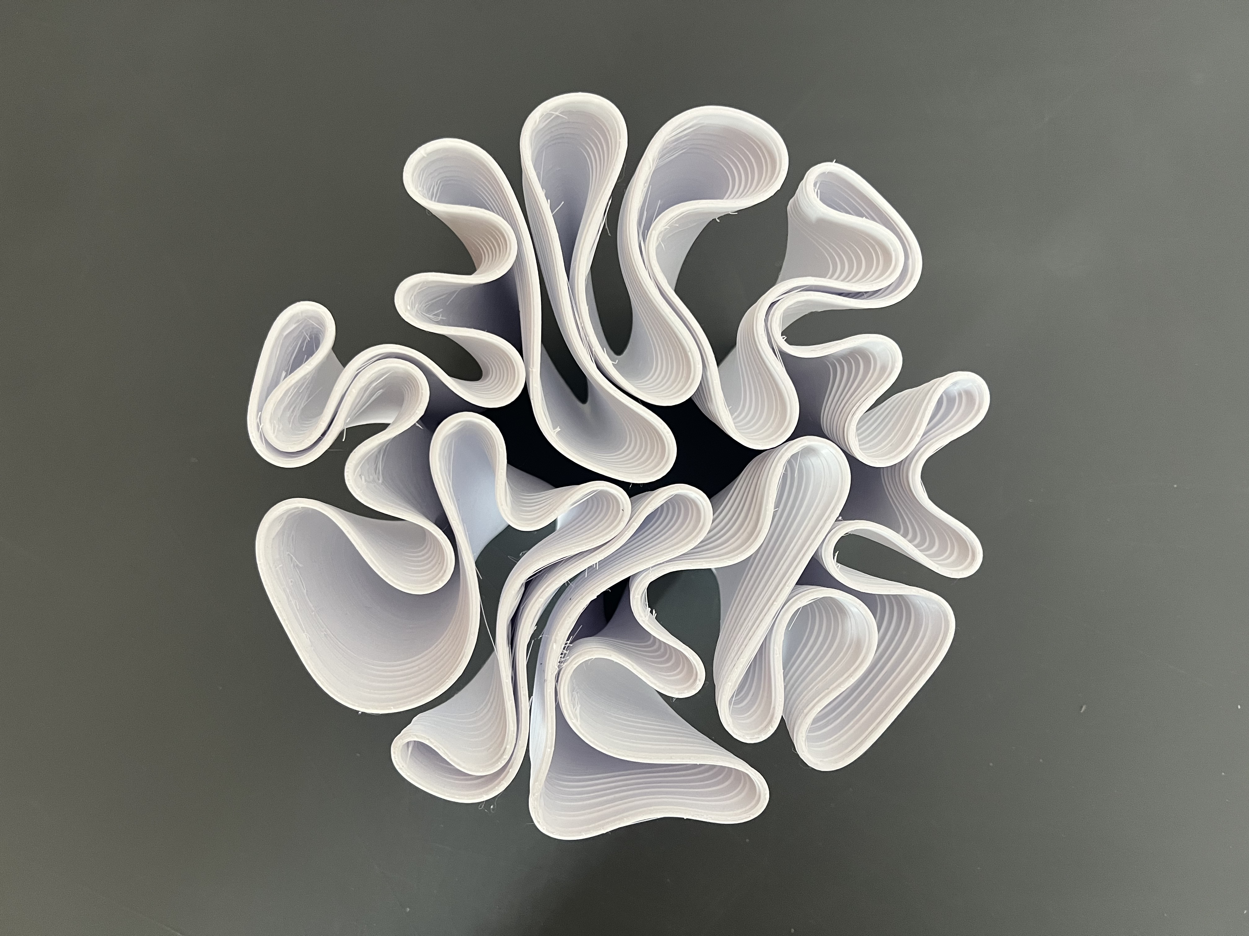 3D printed mycelium vessel